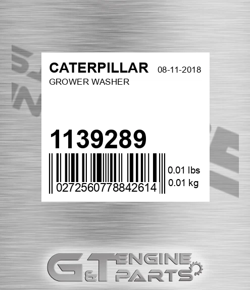 113-9289 Grower Washer for CATERPILLAR