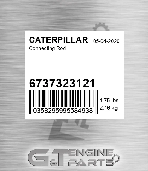 6737323121 Connecting Rod for CATERPILLAR