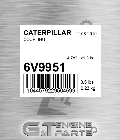 6V9951 Coupling for CATERPILLAR