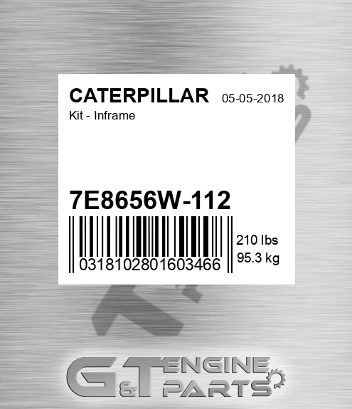 7E8656W-112 Kit - Inframe for CATERPILLAR