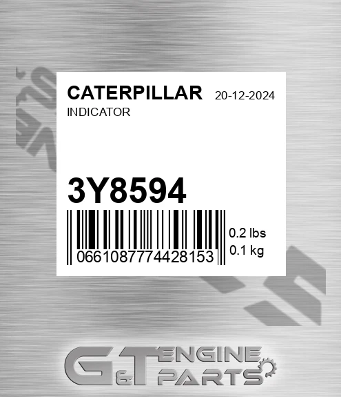 3Y-8594 Indicator for CATERPILLAR