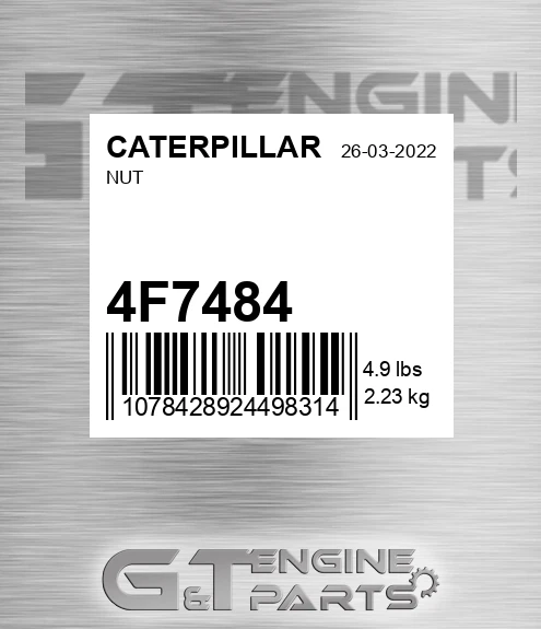 4F7484 Nut