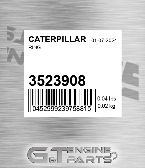 352-3908 Ring for CATERPILLAR