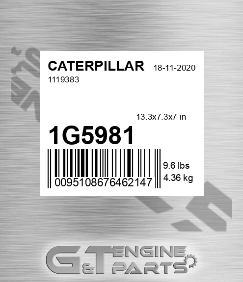 1G5981 1119383 for CATERPILLAR