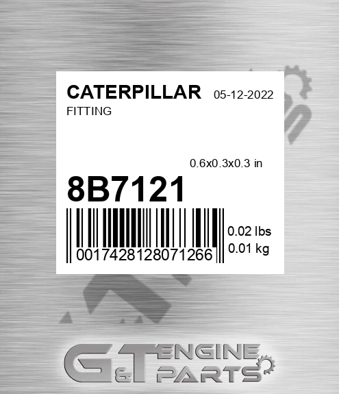 8B7121 Fitting