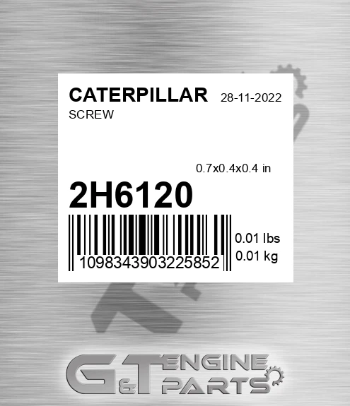 2H6120 Screw