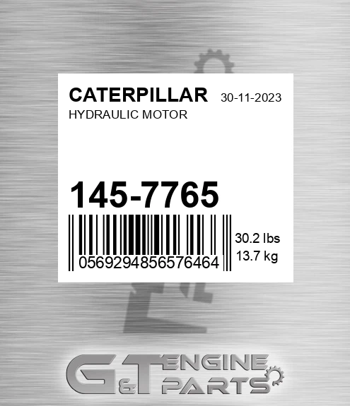 145-7765 Hydraulic Motor for CATERPILLAR