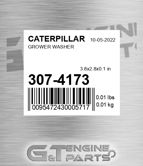 307-4173 Grower Washer for CATERPILLAR