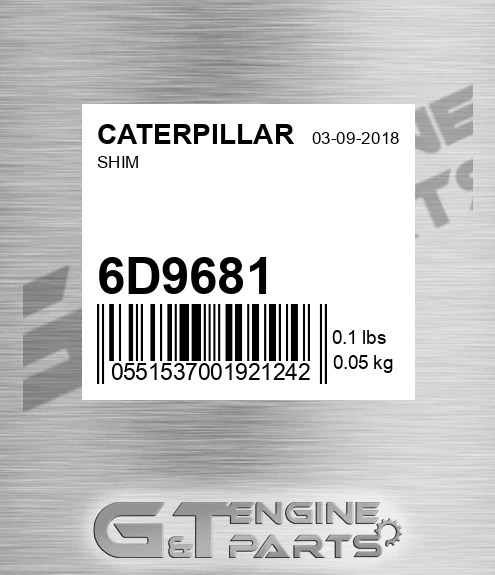 6D-9681 Shim