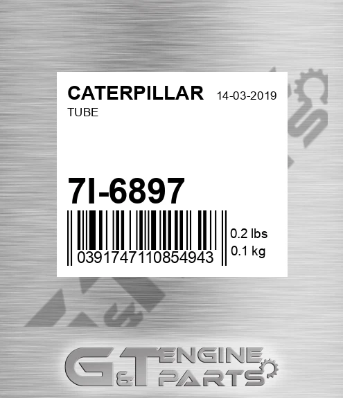 7I-6897 Tube for CATERPILLAR