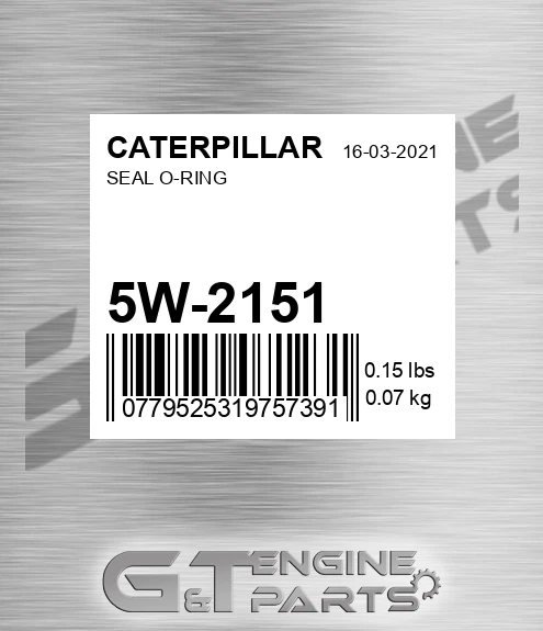 5W-2151 Seal O-ring