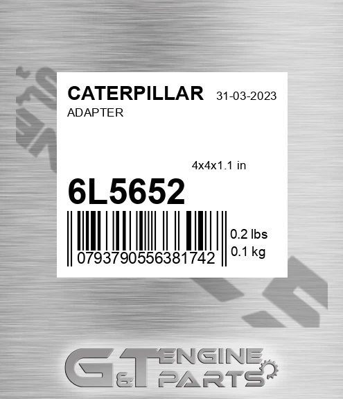 6L-5652 Adapter for CATERPILLAR