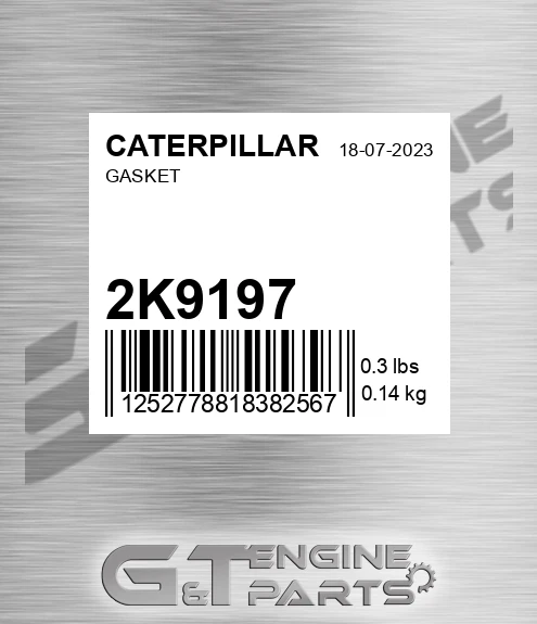 2K9197 Gasket