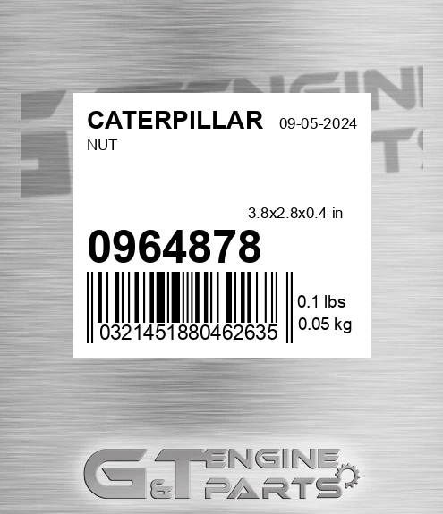 096-4878 Nut for CATERPILLAR