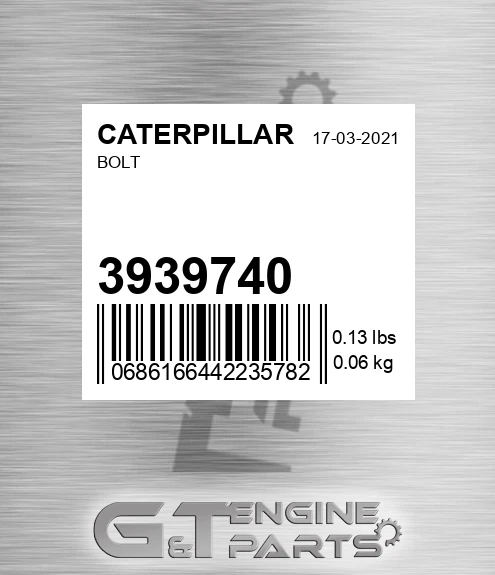 393-9740 Bolt for CATERPILLAR