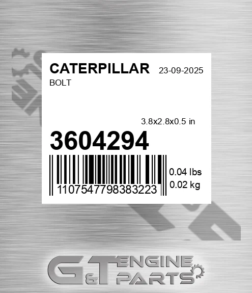 360-4294 CATERPILLAR Bolt