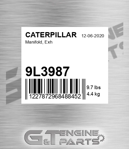 9L3987 CATERPILLAR Manifold, Exh