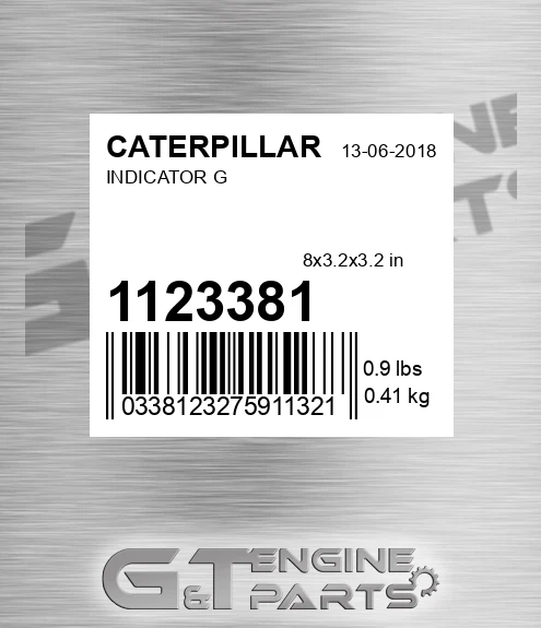1123381 Indicator G for CATERPILLAR