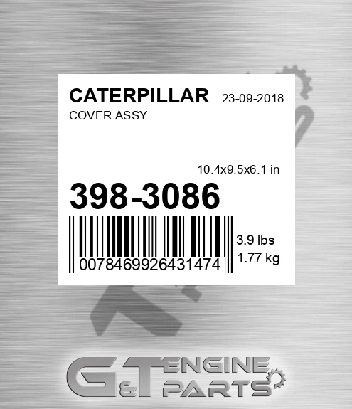 398-3086 Cover Assy