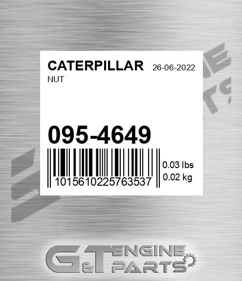 095-4649 Nut for CATERPILLAR