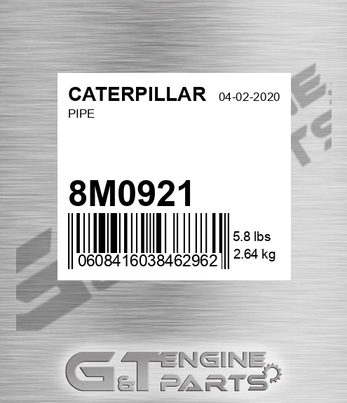 8M0921 Pipe for CATERPILLAR