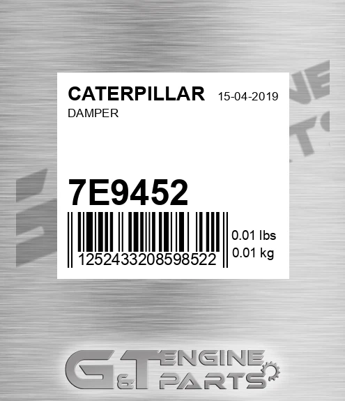 7E9452 Damper