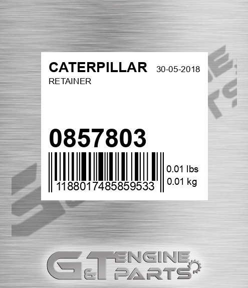 085-7803 Retainer for CATERPILLAR