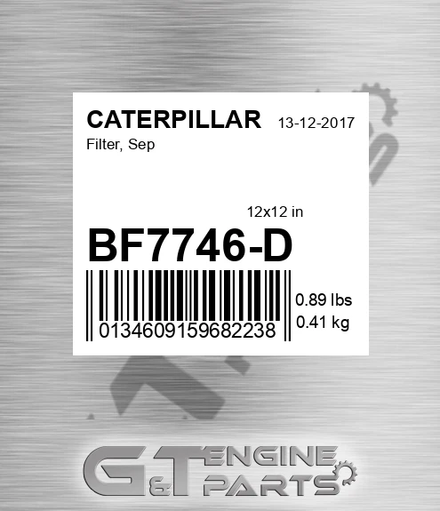 BF7746D Filter, Sep