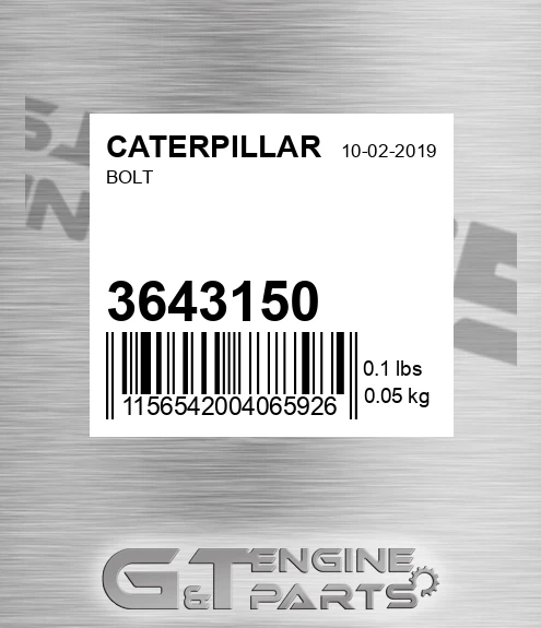 364-3150 Bolt