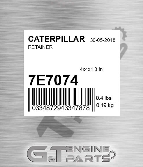7E7074 Retainer
