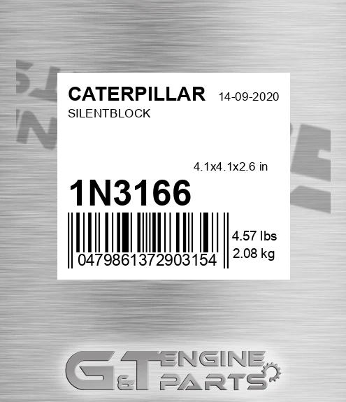 1N-3166 Silentblock for CATERPILLAR