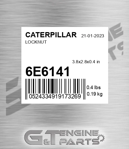 6E6141 Locknut