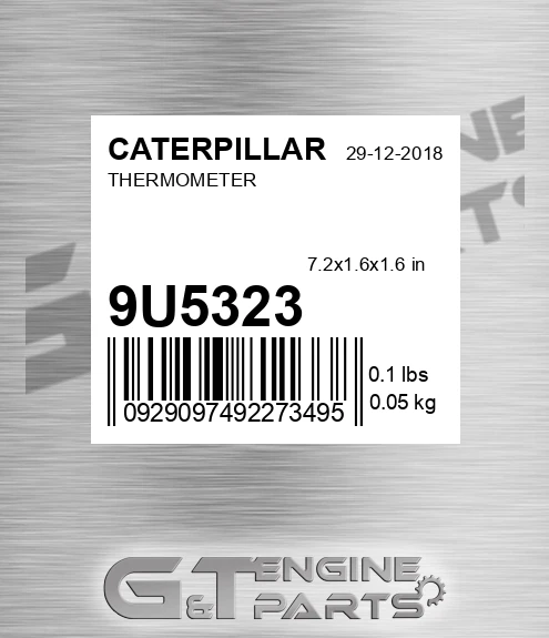 9U5323 Thermometer for CATERPILLAR