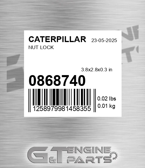 086-8740 Nut Lock for CATERPILLAR