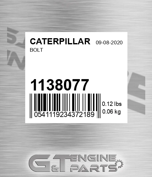 113-8077 Bolt