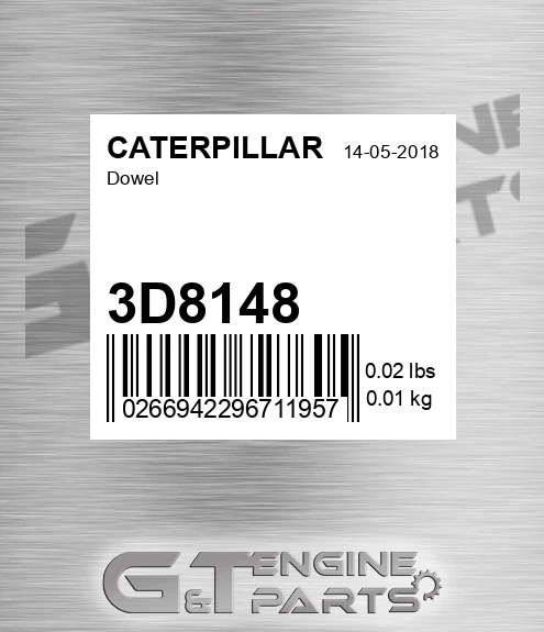 3D8148 CATERPILLAR Dowel