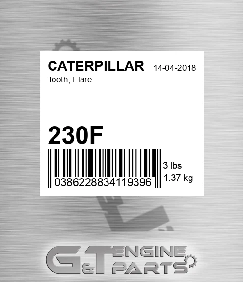 230F Tooth, Flare