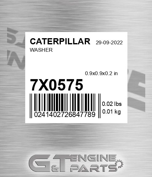 7X-0575 Washer for CATERPILLAR