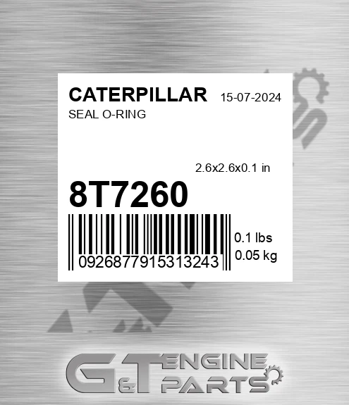 8T-7260 Seal O-ring for CATERPILLAR