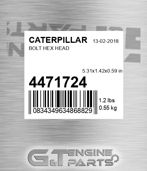 4471724 Bolt Hex Head