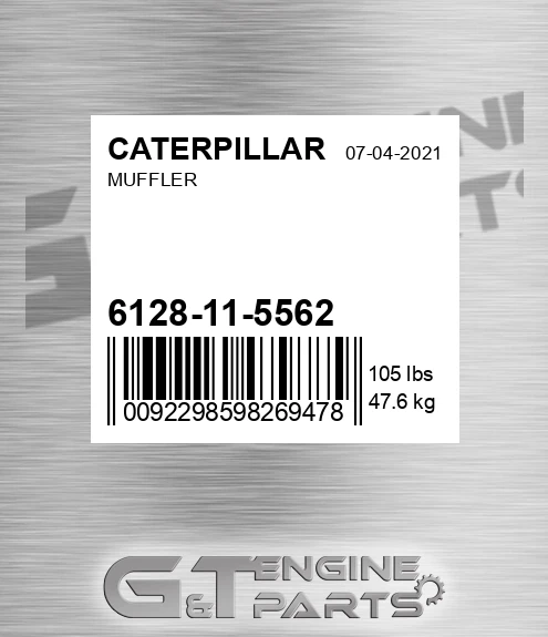 6128-11-5562 Muffler