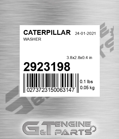 2923198 Washer for CATERPILLAR