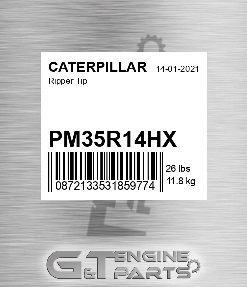 PM35R14HX Ripper Tip for CATERPILLAR
