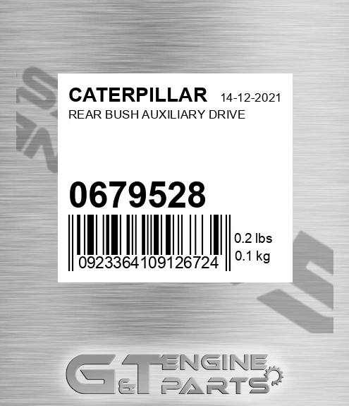 067-9528 Rear Bush Auxiliary Drive for CATERPILLAR