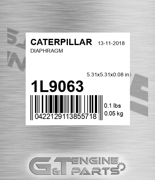 1L9063 Diaphragm for CATERPILLAR