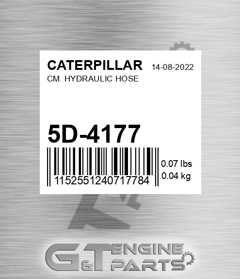 5D-4177 CATERPILLAR Cm. Hydraulic Hose