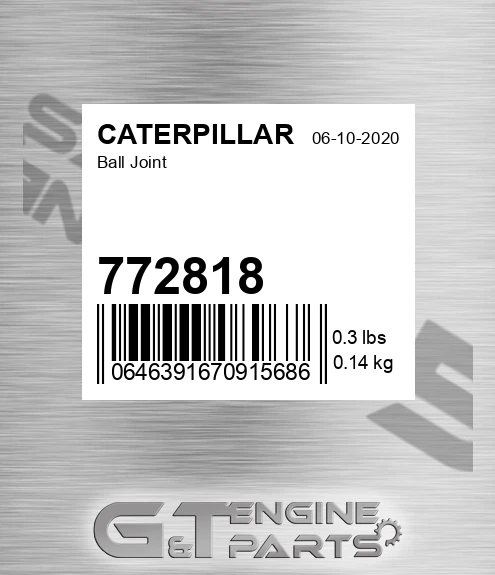 772818 CATERPILLAR Ball Joint