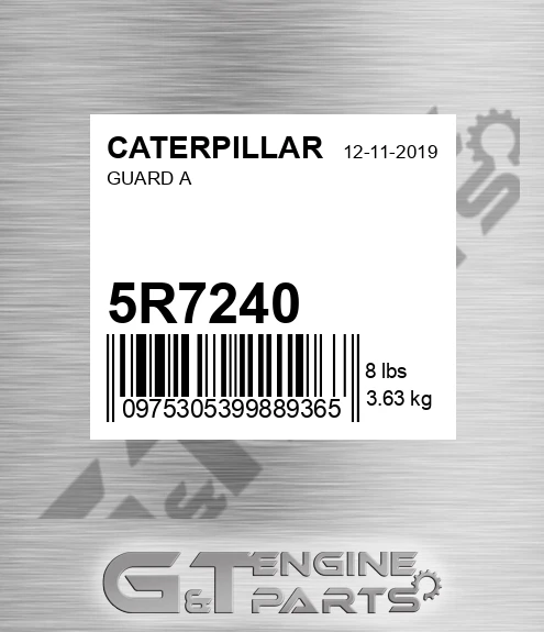 5R7240 Guard A for CATERPILLAR