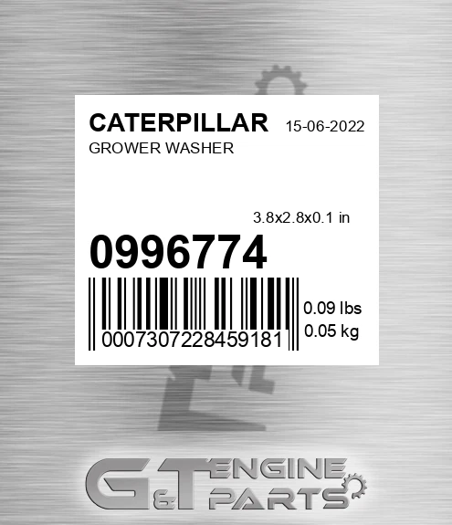 099-6774 Grower Washer for CATERPILLAR