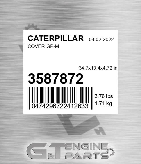 3587872 Cover Gp-m for CATERPILLAR